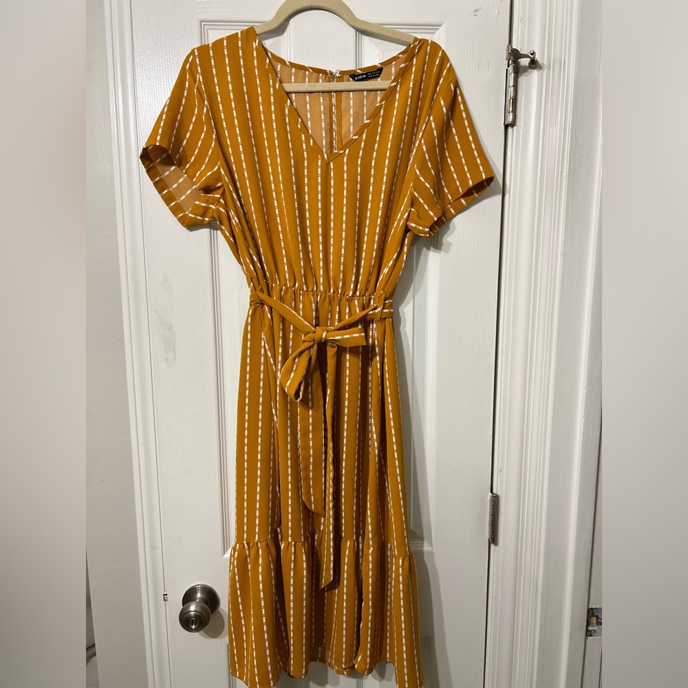 Flowly Patterned Dress